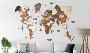 wooden maps for artistic and attractive looks any where by enjoy the wood.