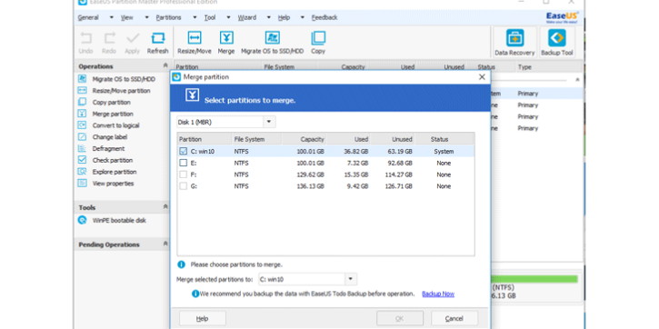 easeus partition master