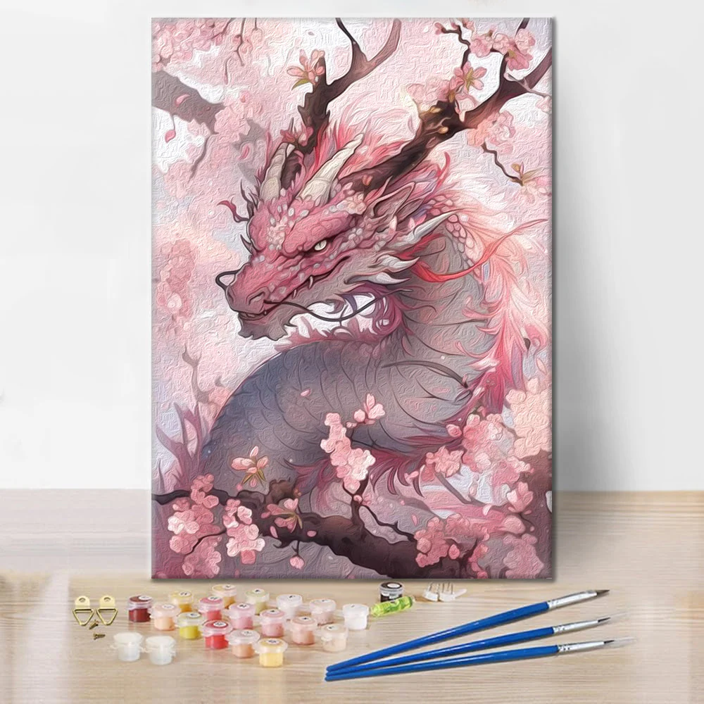 cherry blossom dragon