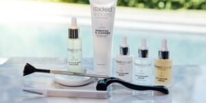 stacked skincare